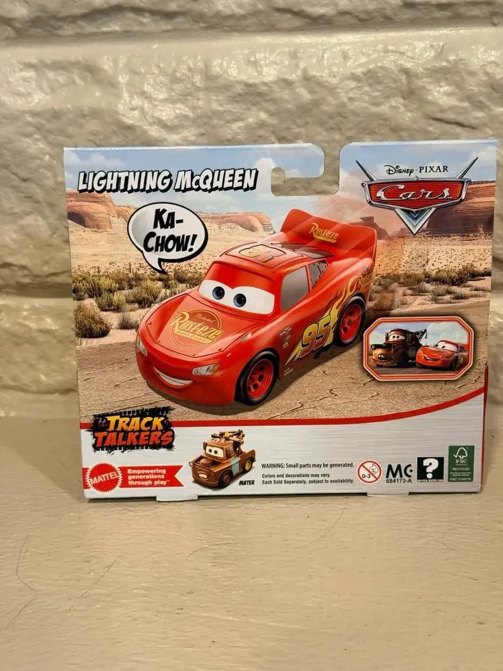 Mattel Disney Pixar Cars Track Talkers Lightning McQueen Sound Effects Vehicle